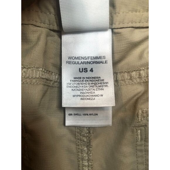The North Face Horizon Tempest Pants A7S7 Outdoors Hiking Tan Khaki Women's 4 - Picture 10 of 11